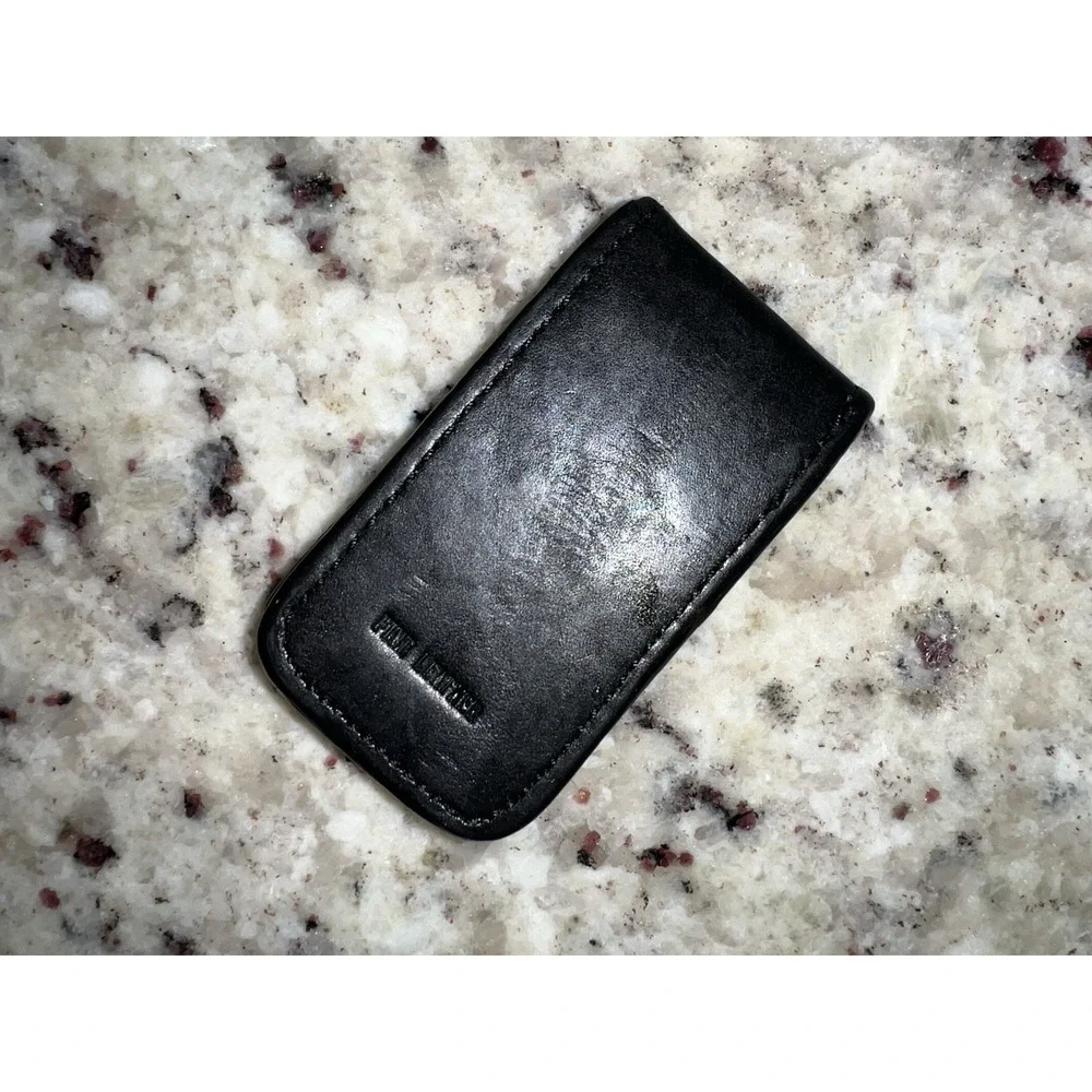 OEM Vintage Y2K Mercedes Benz Classic Collection Leather Magnetic Money Clip